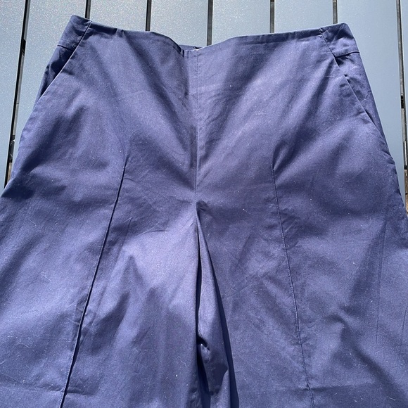 COS Cotton Wide Leg Cropped Trousers - Picture 5 of 16